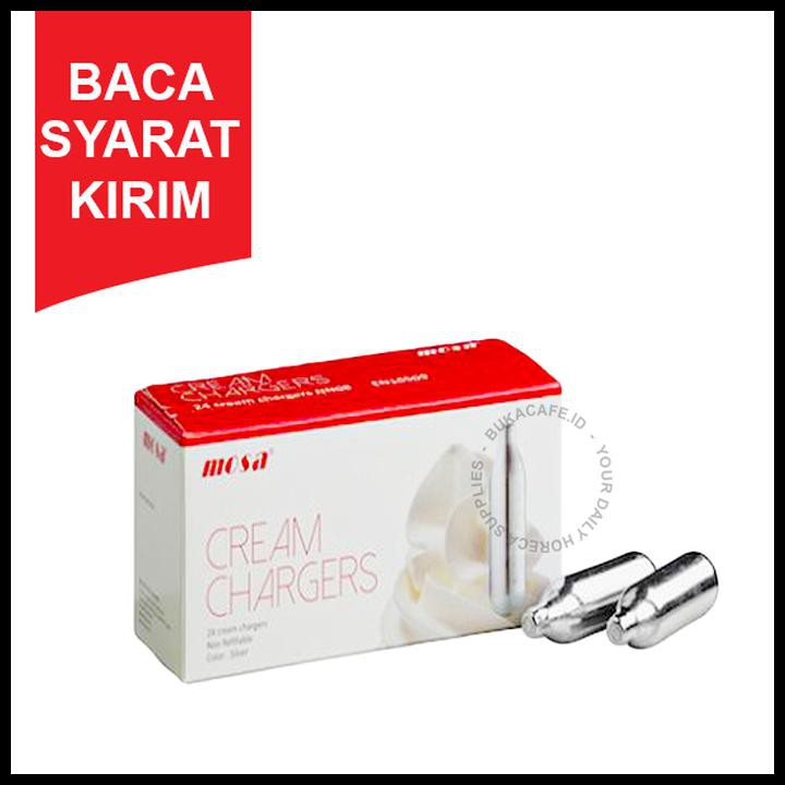 Jual Unit Terbaru Whipped Cream Charger Refill Mosa 10Pcs Shopee