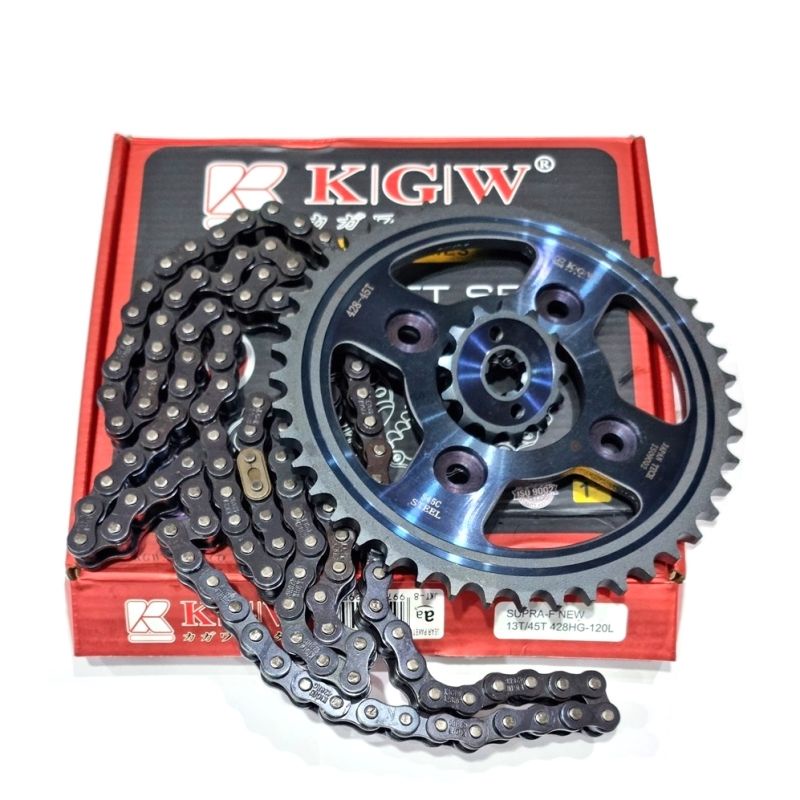 gir gear set girset gearset titanium kgw 13-45 SUPRA FIT NEW FIT S SUPRA X 125 REVO KARISMA BLADE