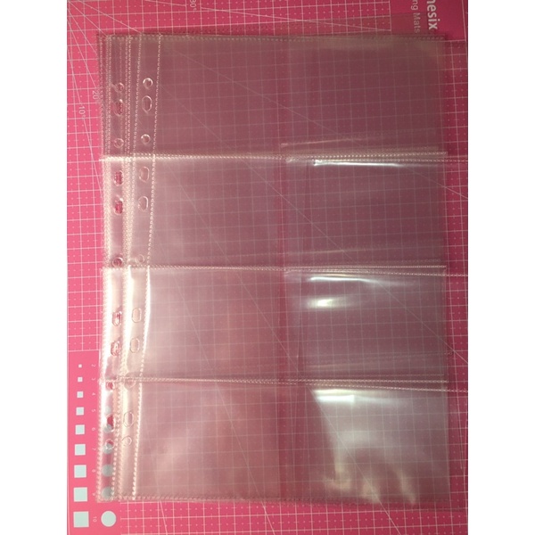 

Preloved Sleeve Photocard 8P Untuk binder A4// BISA UNTUK MPC//