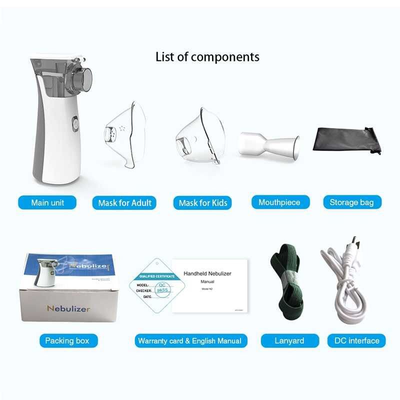 Alat Terapi Pernafasan Asma Nebulizer Inhaler Atomizer