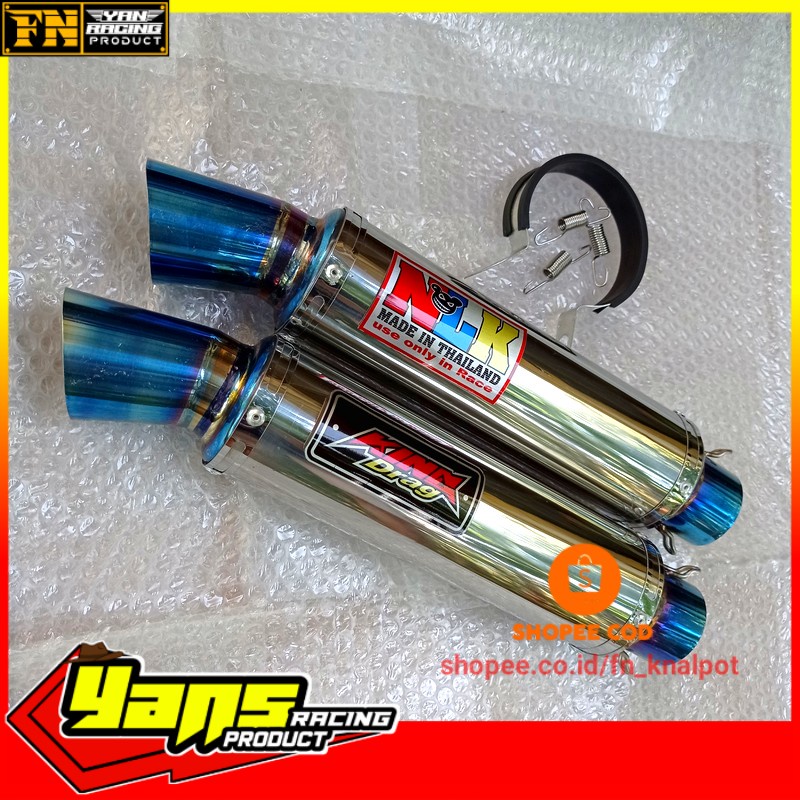 TABUNG NLK BIGCORK / BOTOL EXHAUST NLK (51mm)