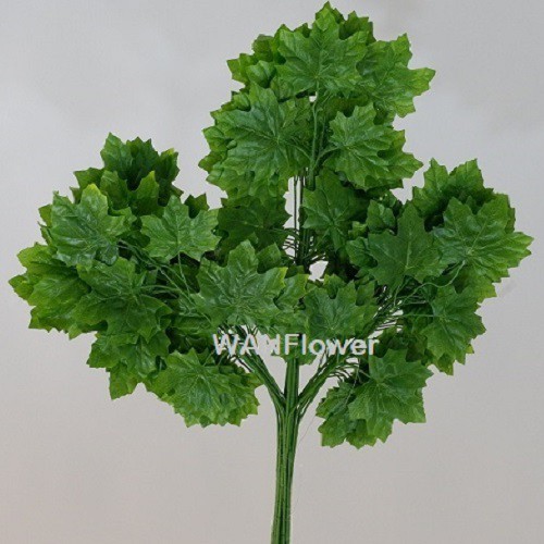 WANFlower Daun Maple * HIJAU (perLusin) PROMO