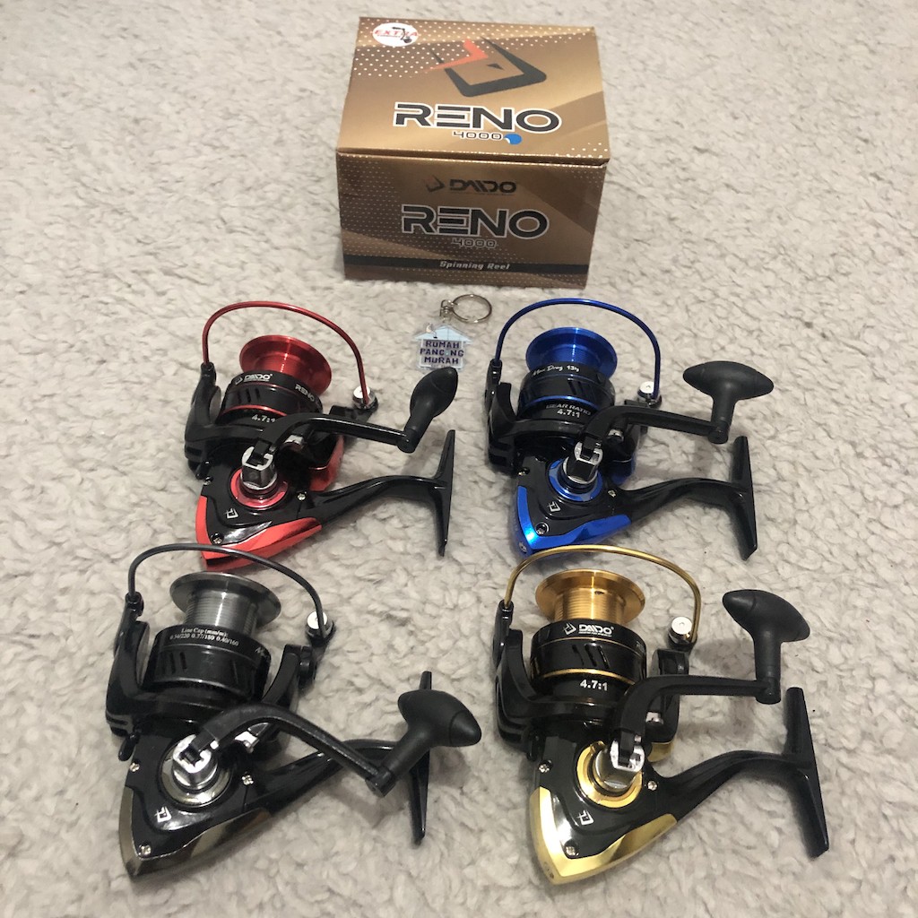 Reel Pancing DAIDO Reno 4000 Free Bonus Handel Reel Spinning Murah