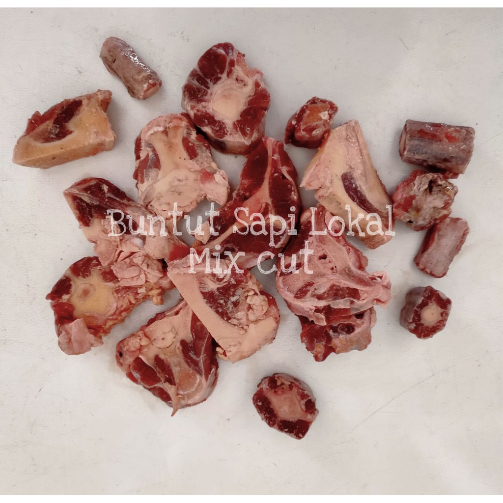 Jual Buntut Sapi Beef Oxtail Lokal Mix Cut Kemasan Kg Kota Depok Shopee Indonesia