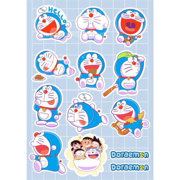 

Sticker Aeshtetic / Stiker estetik / Stiker Laptop / Stiker Motor / Stiker Doraemon A5