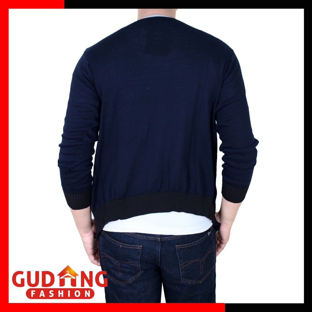 Cardigan Polos Pria Panjang CAR 639