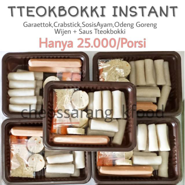 

[Khusus GoSend] Tteokbokki Siap Masak