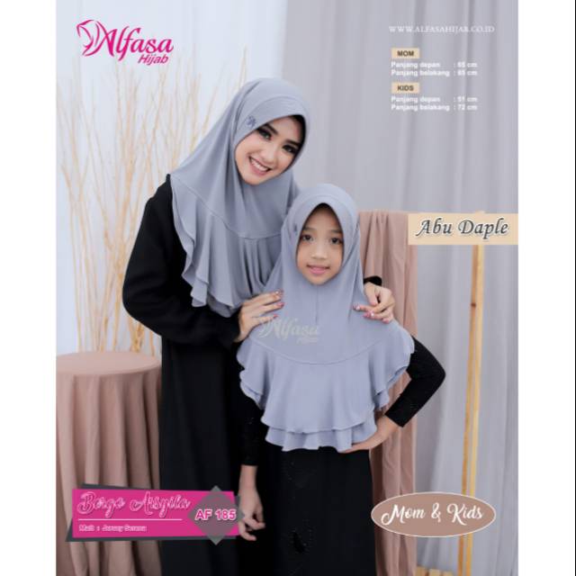 Bergo arsyila mom & kids Alfasa