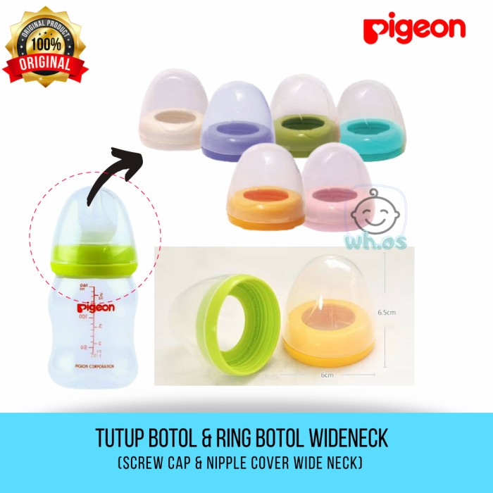 Tutup Botol Pigeon Wide Neck dan Ring Botol Pigeon Wideneck Original