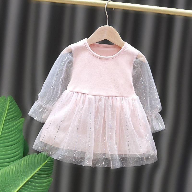 DRESS ANAK PEREMPUAN SIMPLE GLITER