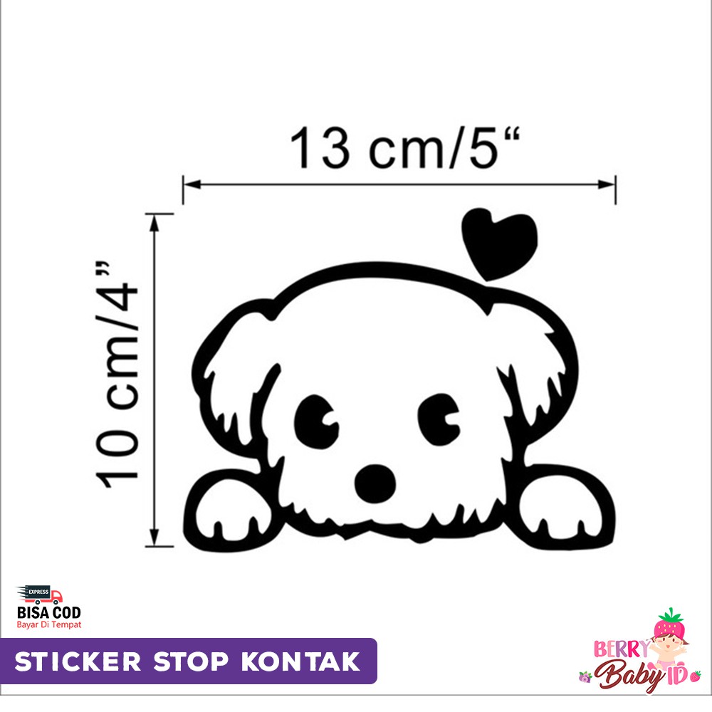 YooBerry Sticker Wallpaper Dinding Stiker Stop Kontak Lucu Hewan Kartun Berry Mart