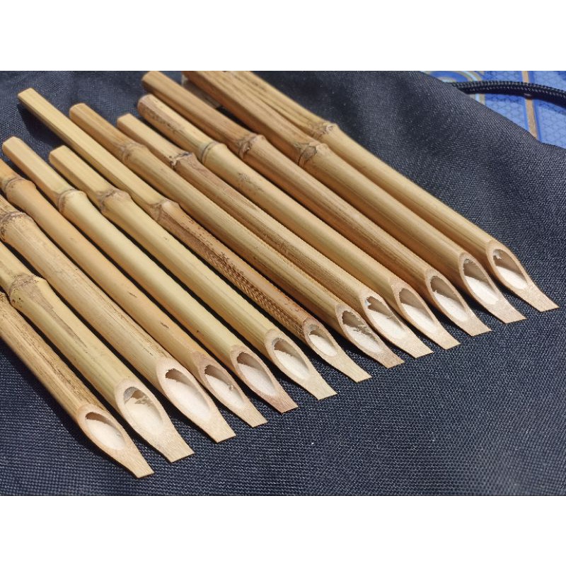 

Pena kaligrafi / Qalam bambu cendani siap pakai