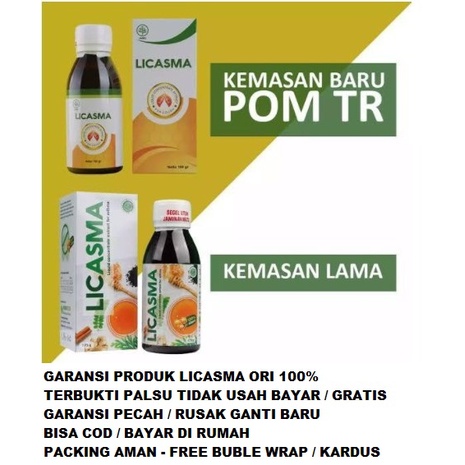 [ GARANSI PECAH / RUSAK GANTI BARU ] JAMINAN ASLI 100% ORIGINAL ORI madu licasma likasma licashma ob