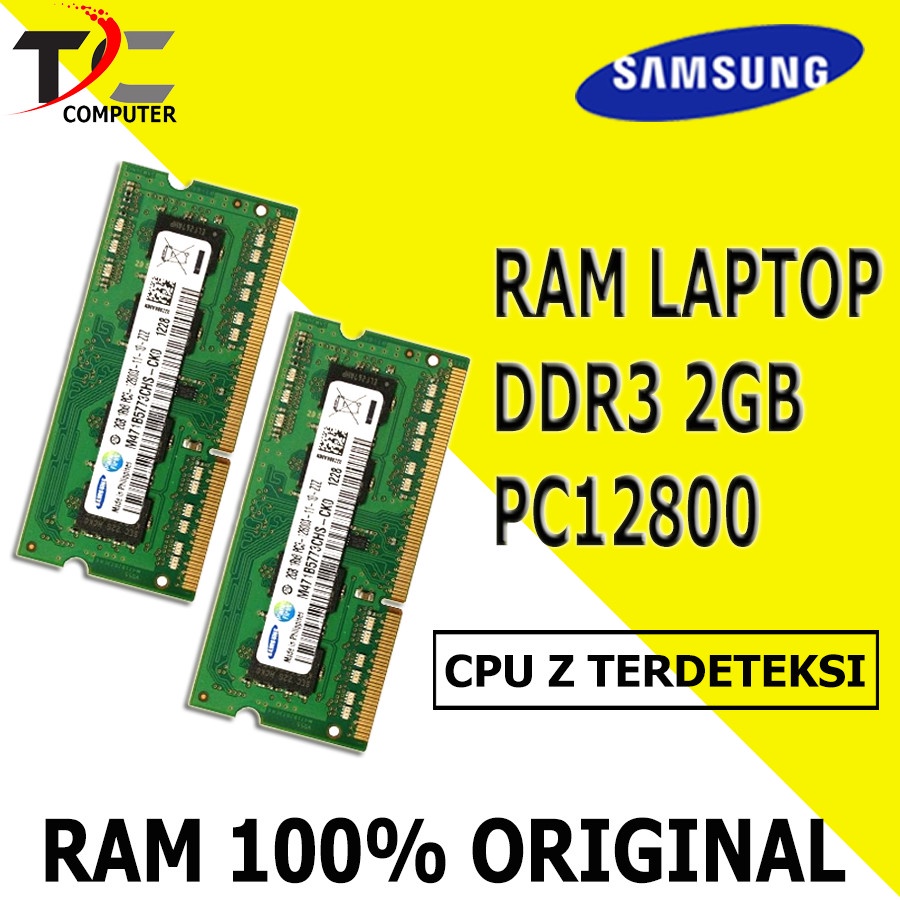 RAM MEMORY LAPTOP 2GB DDR3 PC 12800