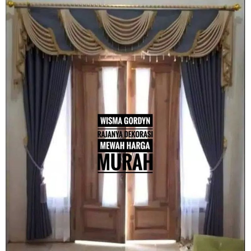 Gorden satu set /Gorden poni rumbai/Gordeng spanyolan /Korden satu set klasik Gorden mewah