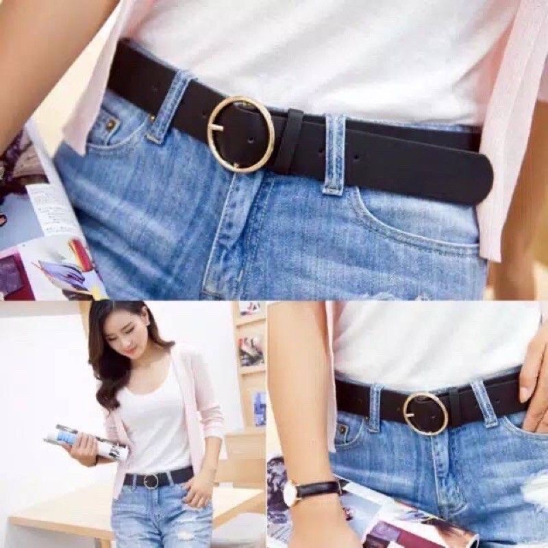 IKAT PINGGANG WANITA RING BELT KOREA BESAR MURAH