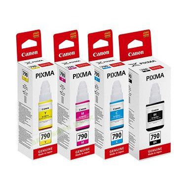 TINTA CANON GI - 790 BLACK / CYAN / MAGENTA / YELLOW ORIGINAL 100%