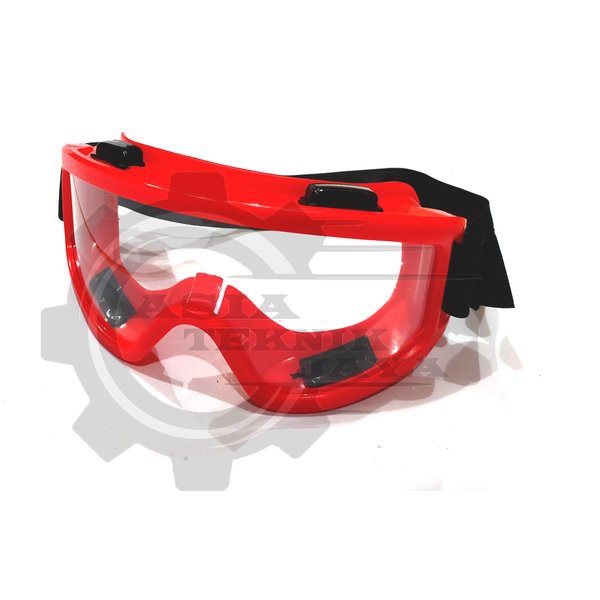 Kacamata goggle safety Trail Motor Cross MERAH