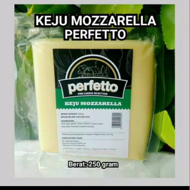 

Keju Mozzarella berat 250 gr