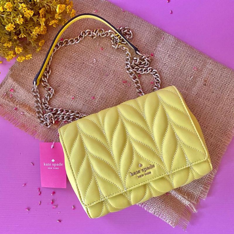 TAS KATE SPADE MINI EMELYN LIME LIGHT