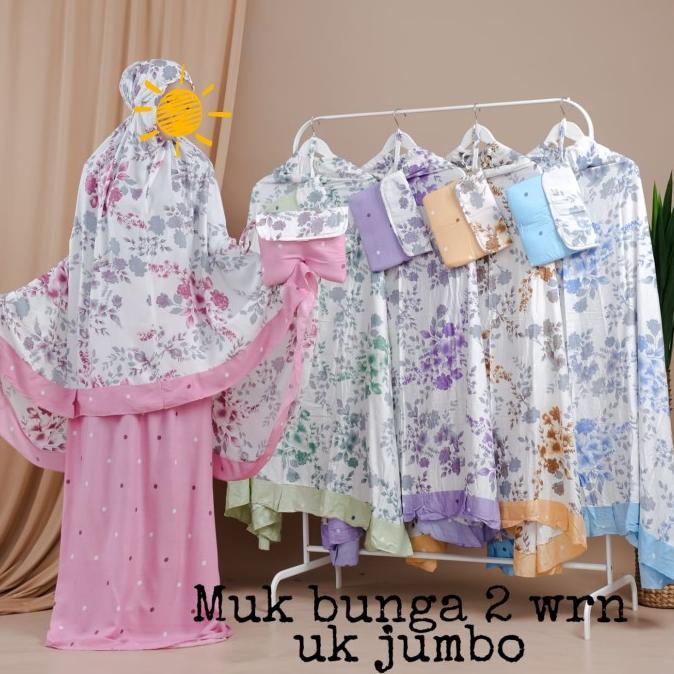 TERBARU Mukena Jumbo Rayon Bali Mukena Dewasa Murah Satuan dan Grosir
