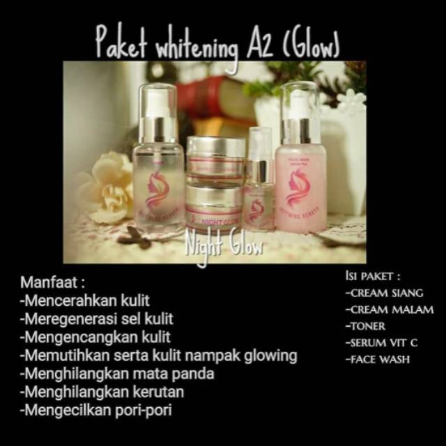 JUSTMINE SKINCARE (NIGHT GLOW)