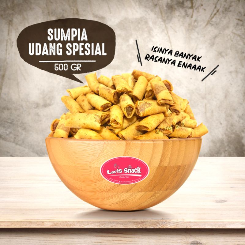 

Sumpia Udang Special Sarikaya Gurih Renyah Snack Kiloan Curah 500gr