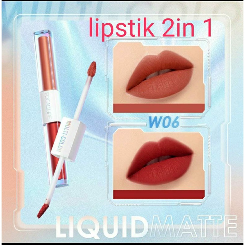 lipstik focallure 2in 1