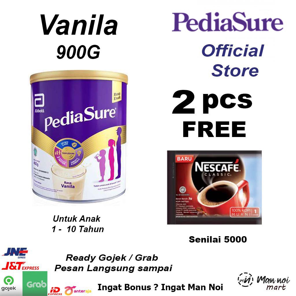 

PEDIASURE VANILA,COKLAT,Madu 850 GR NEW.SUSU ANAK.*Susu Pediasure
