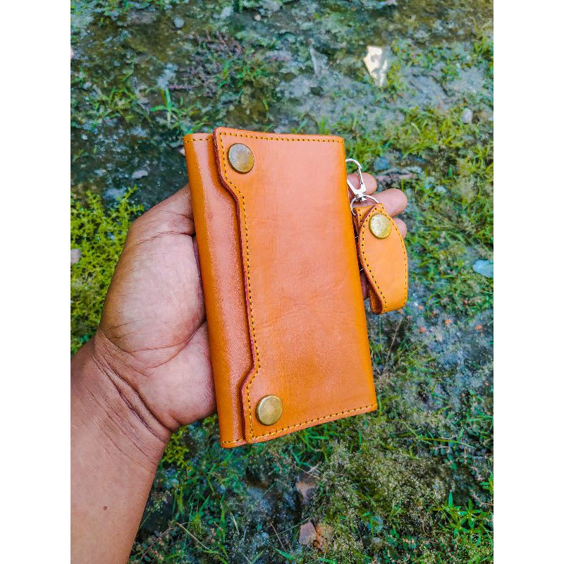 DOMPET KULIT PRIA | MODEL HARLEY | KULIT SAPI