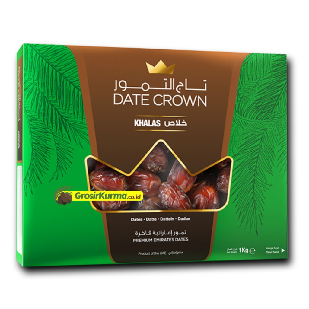 

Kurma Khalas Date Crown Original Premium Emirates (Isi 1 Kg) - 10