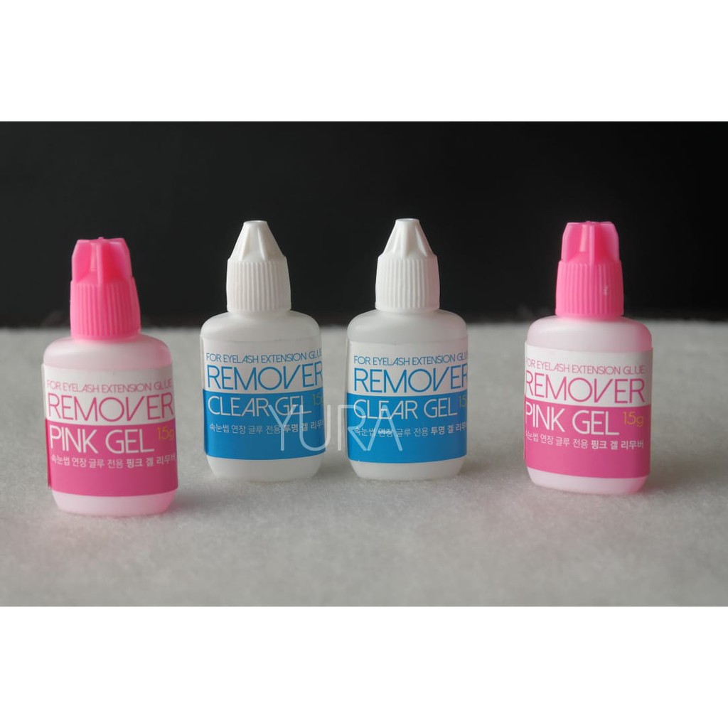 SKY GEL REMOVER PINK 15ml REMOVER LEM EYELASH EXTENSION