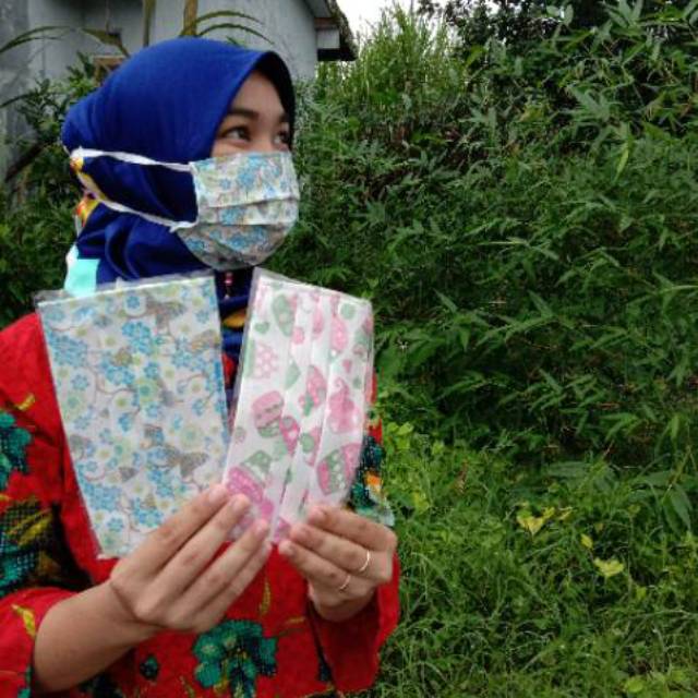 MASKER KAIN KARAKTER / MASKER MOTIF / MASKER PELINDUNG HIDUNG DAN MULUT