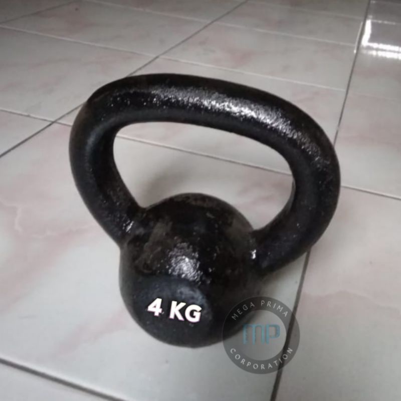 kettlebell / kettlebell 4 kg / kettlebell besi cor