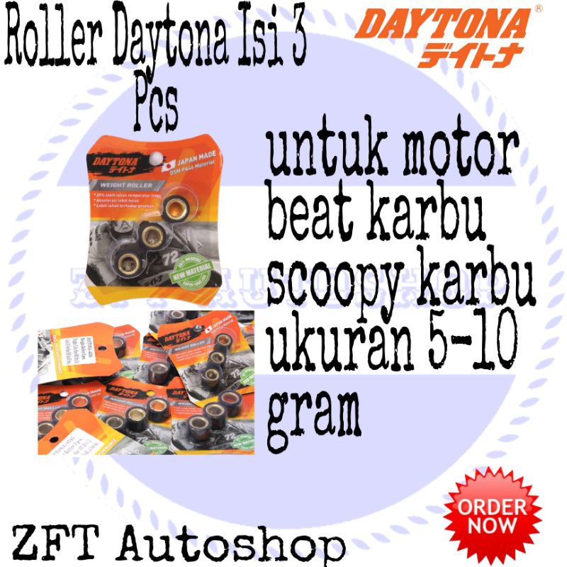 Roller Daytona Beat Karbu Scoopy Karbu 5 Gram - 10 Gram