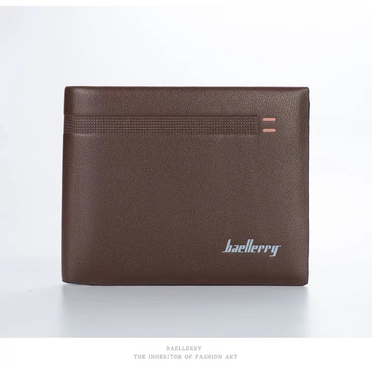 ORIGINAL BAELLERRY DOMPET LIPAT PRIA TEBAL KULIT SINTETIS DR001