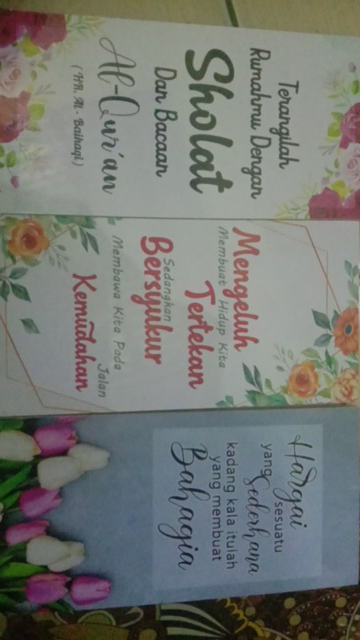 Pajangan Hiasan Dinding Rumah Bunga Motivasi Dekorasi Kamar Tidur Home Wall Decor Shabby Chic Sye