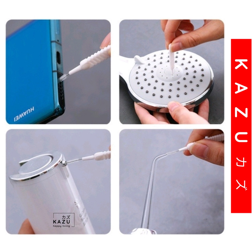 KAZU KHL225 Sikat Mini Anti Sumbat Pembersih Lubang Kecil Shower Air Serbaguna Multifungsi