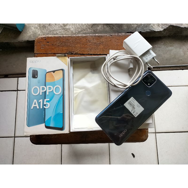 OPPO A15 3/32GB SECOND FULLSET ORY