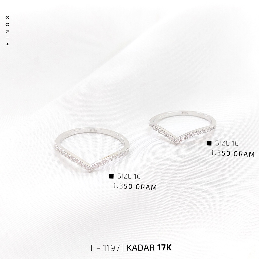 CINCIN AUREL WHITEGOLD-CHEVRON AUREL