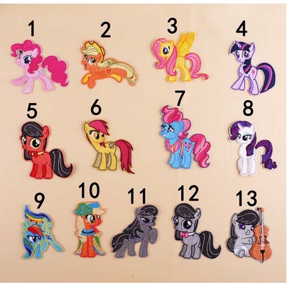 Iron On Embroidery Patch - Little Pony