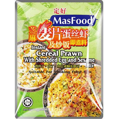 

CEREAL PRAWN WITH SHREDDED EGG AND SESAME