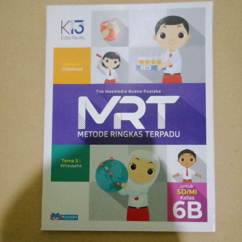 Buku MRT 6B Masmedia / MRT kelas 6 Seri 6B