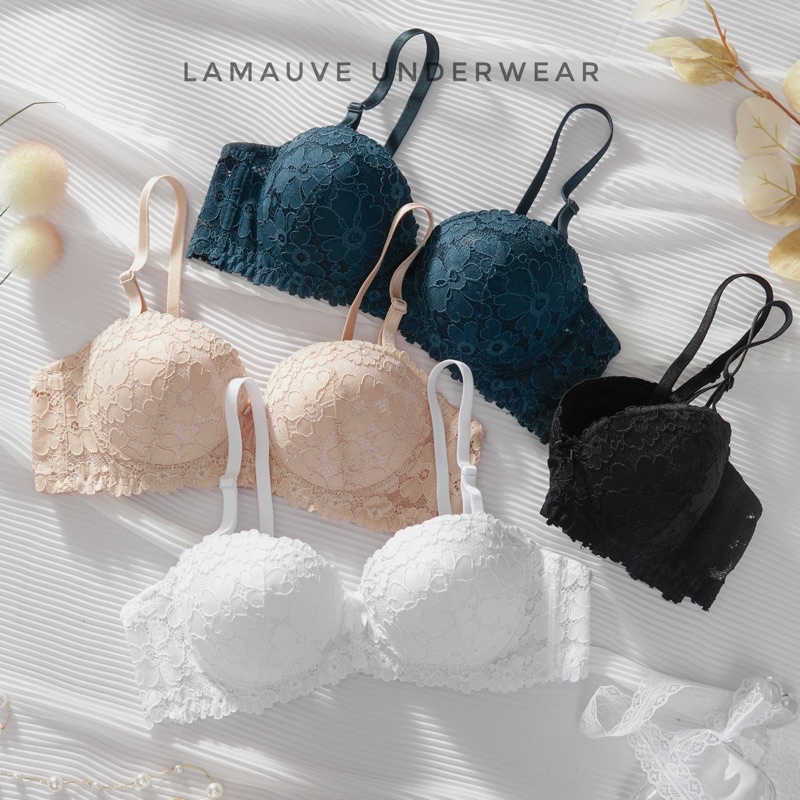 Bh brukat kawat busa tebal sedang/ pushup bra/ bra wanita/ bh brukat kawat/ bh kawat