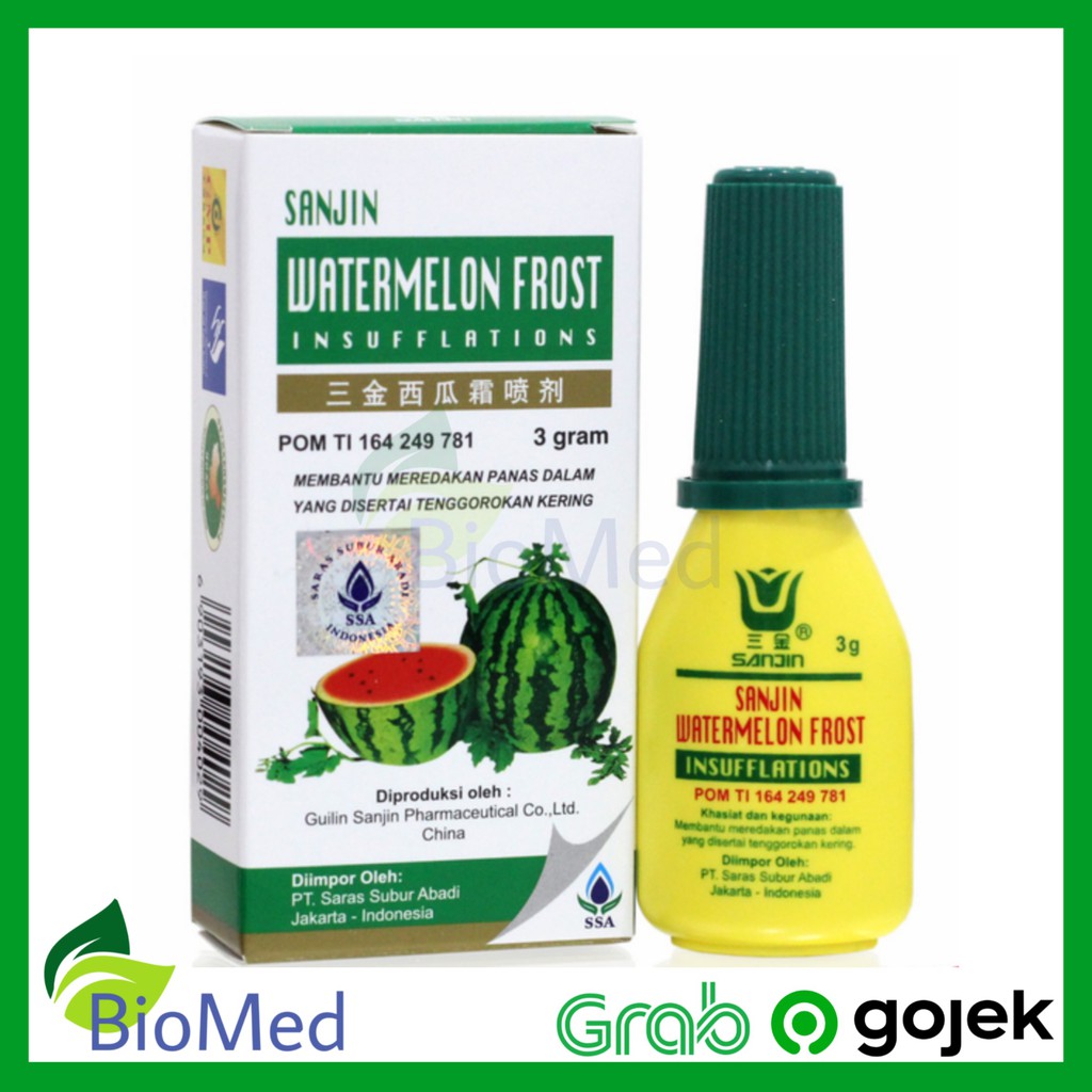 WATERMELON FROST Insufillations - Obat Semprot Tenggorokan Panas Dalam