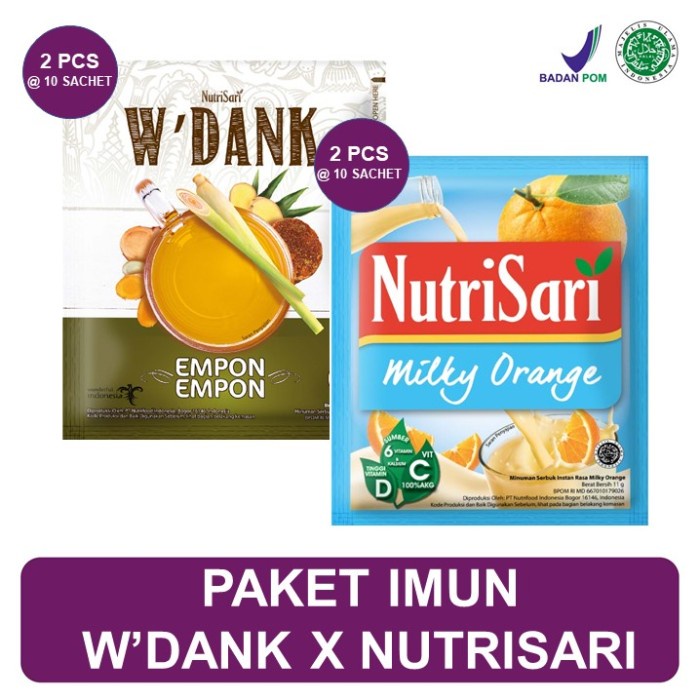 

TRADISIONALMINUMAN- NUTRISARI W'DANK PAKET IMUN -MINUMAN-TRADISIONAL.