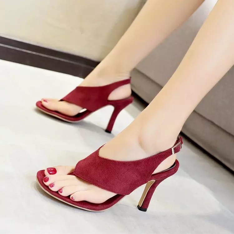 New arrival high heels jepit suede MB-012