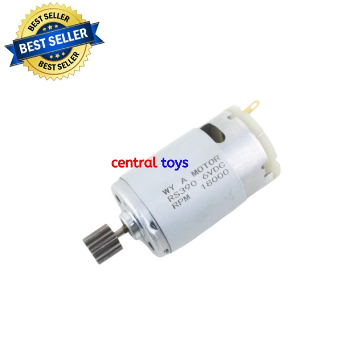 dinamo gearbox mobil aki anak 6V RS390 18000rpm  12T dinamo girbok 6V
