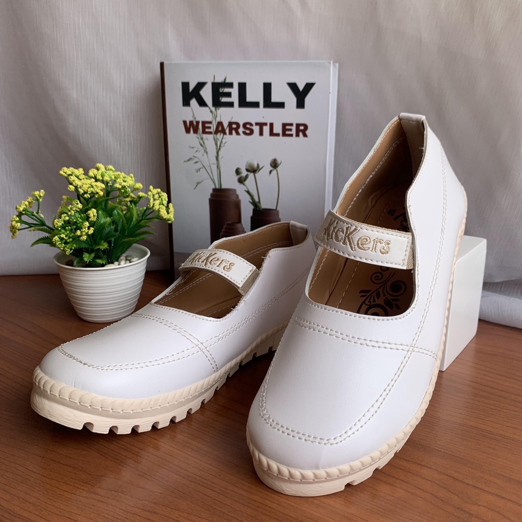 (TANPA KARDUS) Sepatu slop fashion wanita sol karet tebal dan lentur polos SLP.13 1