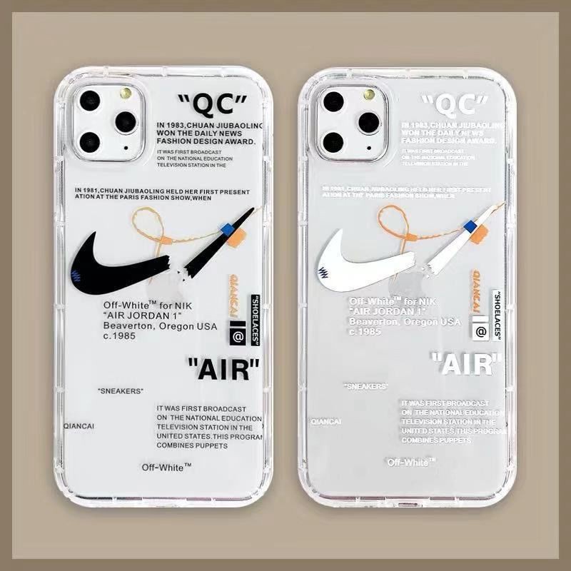 Casing iPhone 12 11 Pro Max 7 8 Plus 6 6S Plus X XS Max XR Transparent Black Border Soft Fashion Cover